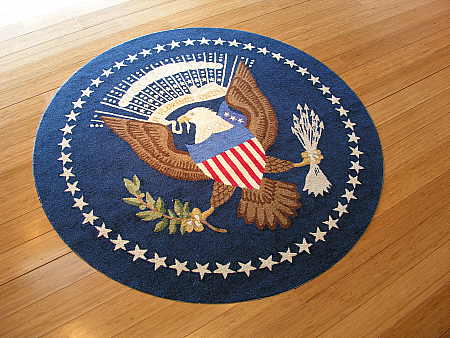 white house seal. White House re-decorating,