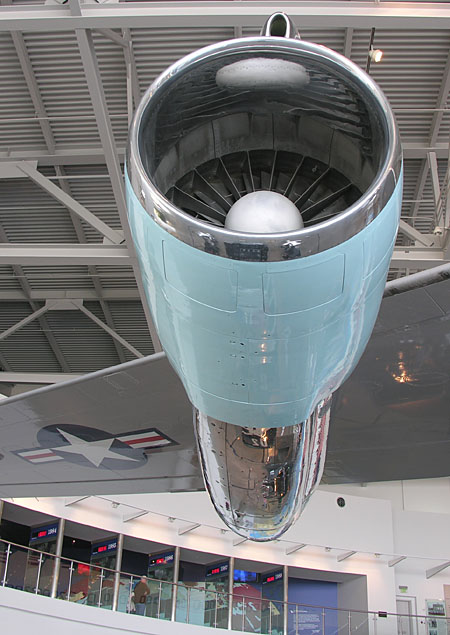 Jet engine pod of Air Force One