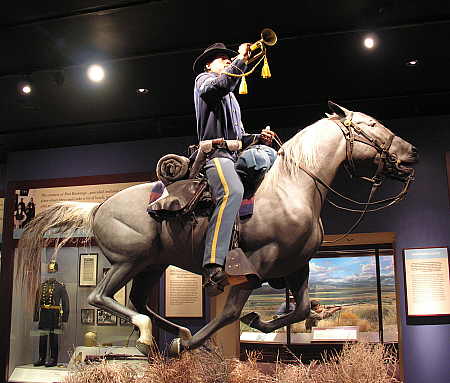 Mounted Cavelryman exhibit