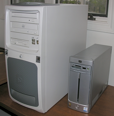 Slimline s7320n vs Conventional Tower Case