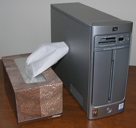 Slimline s7320n vs Kleenex box