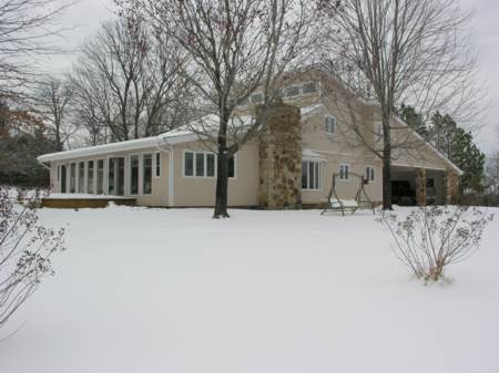 New snow covers the ground