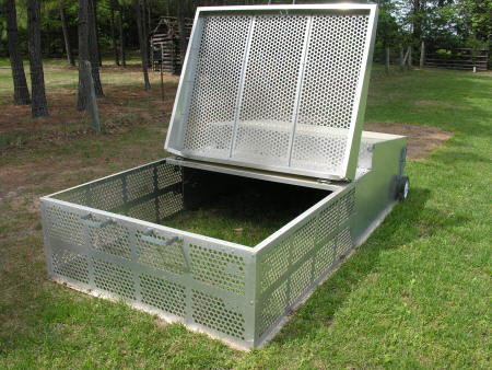 Aluminum chicken tractor