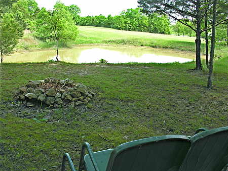 View from picnic area