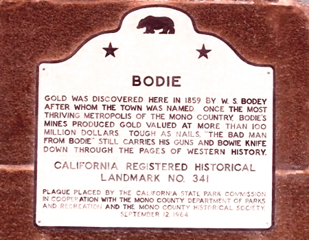 About Bodie California