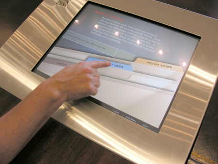 Touch screen information displays