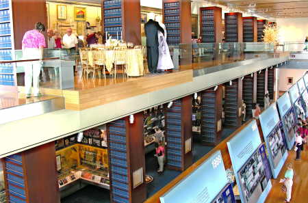 Interior of Clinton Presidential Center