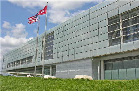 Exterior of Clinton Presidential Center