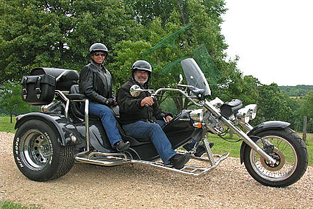 Mark and Sandra on Rewaco Trike
