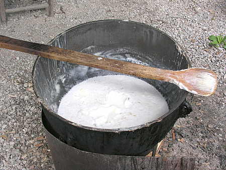 Soap production at Ozark Folk Center