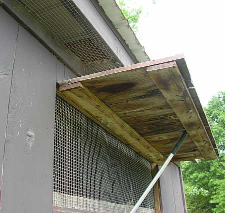 Window and soffit detail