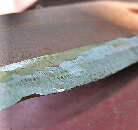 Sharpened blade