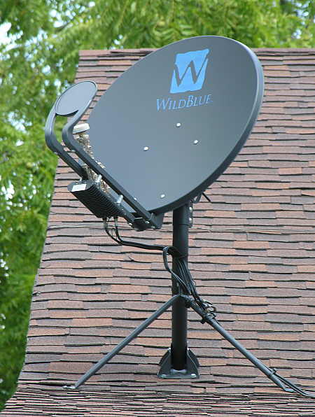 Wildblue Satellite dish