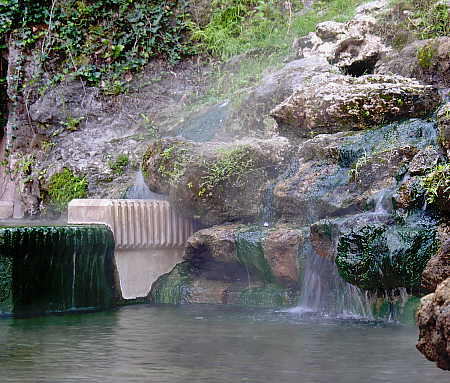 Natural hot spring