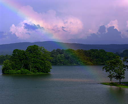 Rainbow over Lake Hamilton