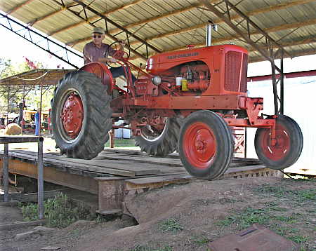 Tractor pull weigh-in