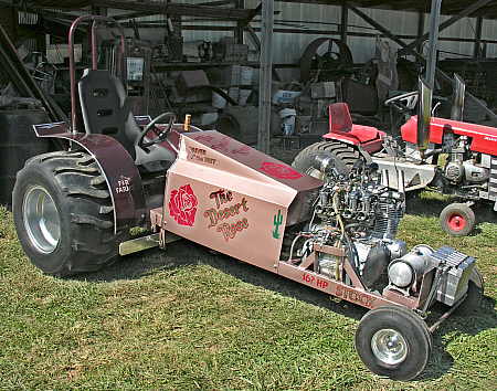 Highly modified lawn tractor