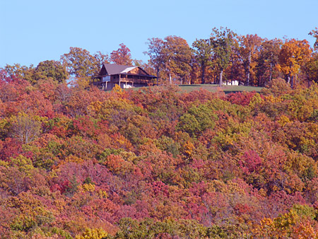 Neighbor's log home