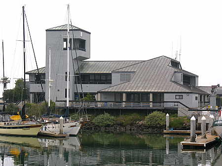 Channel Islands National Park HQ building in Ventura Harbor, California